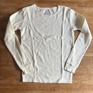 Girls Carter’s Long Sleeve Waffle Pajama Shirt size 12